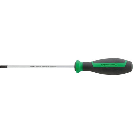 STAHLWILLE TOOLS Electricians screwdriver for slotted screws DRALL+ 0, 8 mm x 4, 0 mm blade length 125 mm 46283040